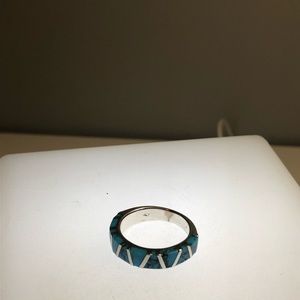 Silver ring - size 8
